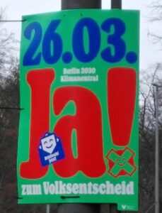 Volksentscheid Plakat - Omas for Future