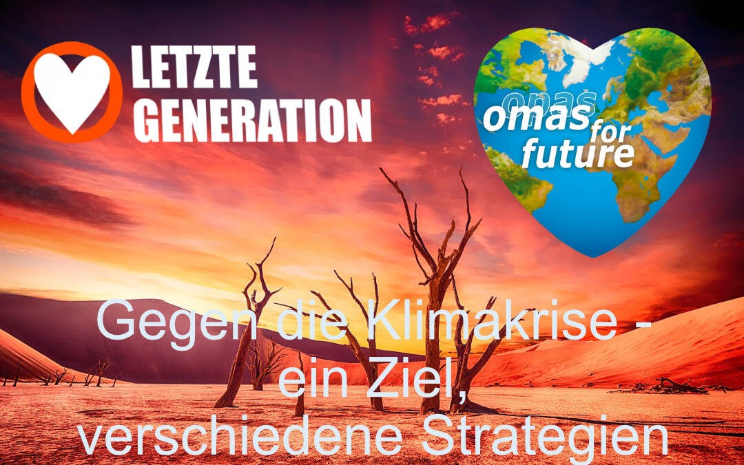 Stellungnahme: Omas for Future zur Letzen Generation