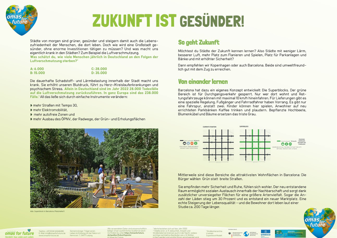 A1 Poster Zukunft ist gesuender0©O4F 1 - Omas for Future