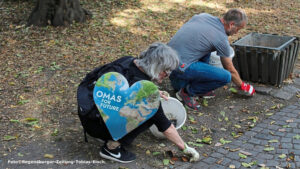 Clean Up 2023 Regensburger Zeitung Tobias Reisch - Omas for Future