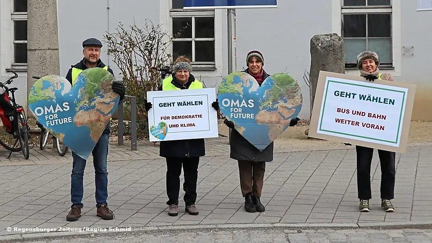 Copyright Romina Schmid Regensburger Zeitung - Omas for Future