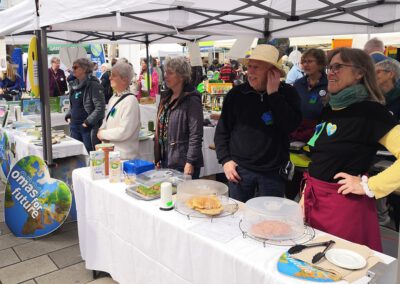 Zukunftstag Buecher Tisch Waffeln und Kinder Rallye O4F Bad Kreuznach - Omas for Future