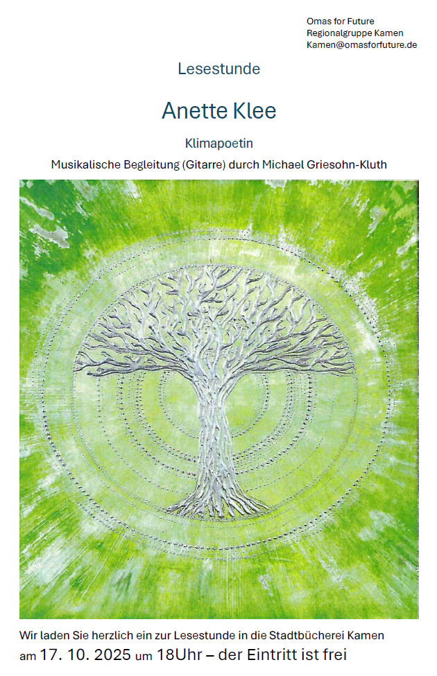 Plakat KleecO4F Kamen - Omas for Future