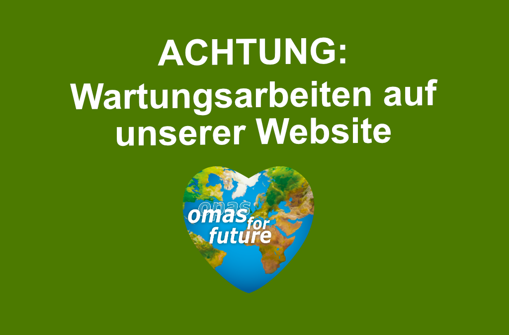 Wartungsarbeiten auf unserer Website am 29.12.