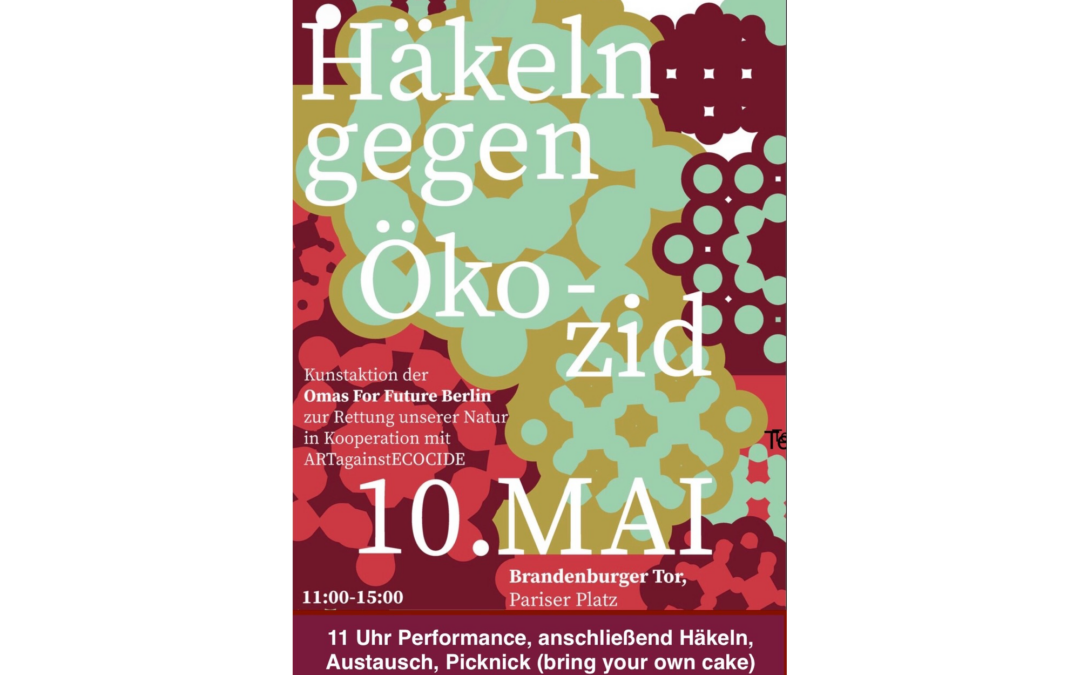 🌼🧶 *Flower Power: Häkeln gegen Ökozid – sei dabei! * 🌍💚