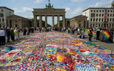 Blütenteppich am Brandenburger Tor
