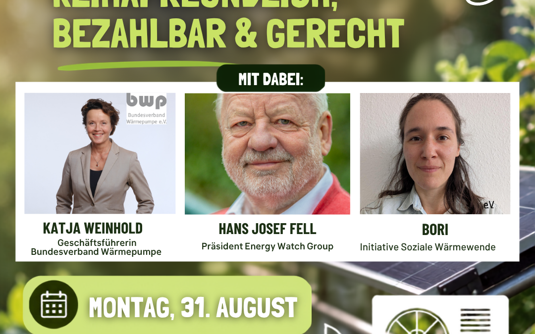 Webinar: Soziale Wärmewende mit den Omas for Future