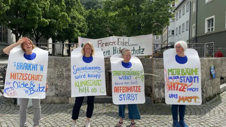 Hitzeaktionstag 06 2025 2 Landsberg©O4F - Omas for Future Hitzeaktionstag 06 2025 2 Landsberg©O4F 768x432
