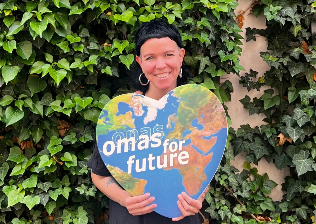 Lisa Weerts teammitglied der Omas for future zuständig für Officemanagment