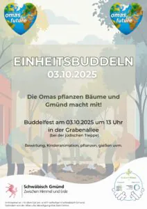 Plakat Einheitsbuddeln gd ©O4F - Omas for Future