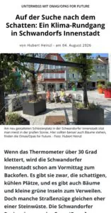 MZ Bericht scaled e1786016159710 - Omas for Future Omas/Opas auf der Suche nach schattigen Plätzchen.